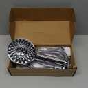 SR SUN RISE Filtered Shower Head with Handheld High Pressure 9 Spray Mode Showerhead Detachable Shower Head Water Softener Filters Beads for Hard Water Remove Chlorine 1 Filter Brushed Nickel