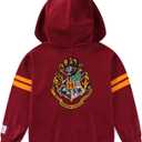 Harry Potter Hogwarts Full Zip Up Hoodie for Big Kids, 4
