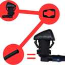 Windshield Washer Nozzle Wiper Spray Hose Kit Compatible with Ford F250 F350 F450 F550 Super Duty 2011-2016 Replace OEM BC3Z-17603-A BC3Z-17K605-B