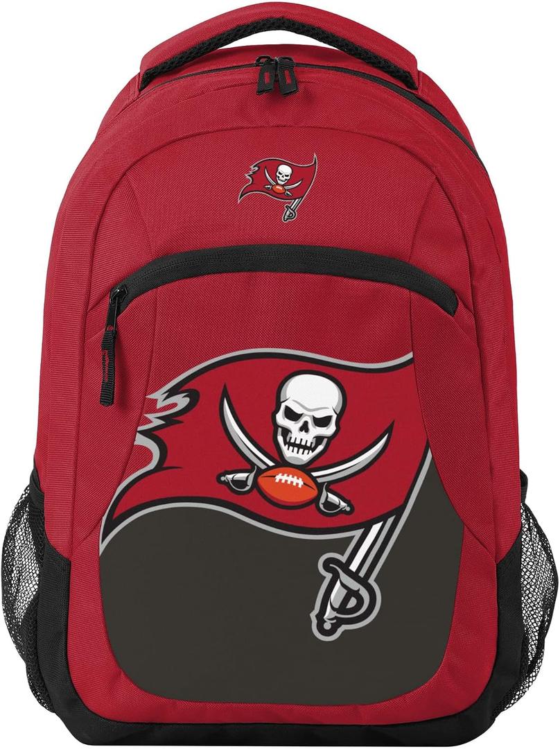 FOCO Tampa Bay Buccaneers NFL Colorblock Action Backpack, One Size