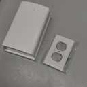 Outlet Cover BOX Baby Proofing (1-Pack) Patented Dual-Lock for Much Better Toddler Proofing, Easy Operation, Simple 3 Step Install with Included Screws. Provides Extra Space Inside for Plugs,Adapters