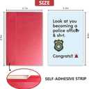 Funny Police Graduation Card, Congrats Graduation Gift for New Police Officer, Hilarious Graduation Card for Police Academy Graduates, Look at You Becoming a Police Officer