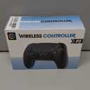 Wireless Controller Compatible with PS-5/Pro/PC/MAC/iOS/Android10/Steam Deck, Gamepad with 7 Colors RGB Lighting/Dual Vibration/Turbo/6 Axis Gyro Sensor/Programmable/Headset Jack/Hall Effect Joystick