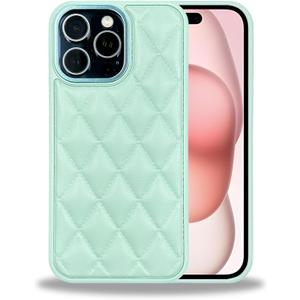 ZHEGAILIAN for iPhone 13 Pro Case, Military-Grade Protection, All-Around Shockproof Corners, Stylish Leather Phone Case for iPhone 13 Pro - Blue