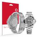 Skoko [1Set Full Package Body Protection Film Compatible with Rolex Sea-Dweller 43mm Ref. 126600 126603, Glossy Clear Skin, Full Coverage, Anti Scartch, Extra pieces for tricky areas