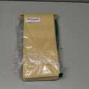 Foranda 50 Pack Cookie Packaging Bags, 3.9x3.1x8.2 Inches Small Bakery Bags with Window Tin Tie Tab Lock Resealable Paper Treat Bag for Baked Goods Gift Giving and Bake Sale