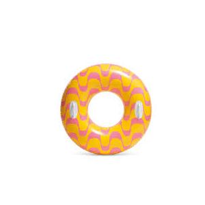 INTEX 59256 Wavy Dreams Inflatable Tube: Heavy Duty Grab Handles – 36" Diameter – 132lb Weight Capacity – One Tube –