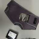 sticro Ankle Heating Pad for Achilles Tendonitis and Plantar Fasciitis Relief, Heated Ankle Brace Foot Heating Pad Wrap with Massage Ball for Sprained Ankle, Arthritis Foot Heel Pain Relief (Gray)