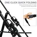 3 in 1 Pet Dog Stroller for Small Medium Dogs 10-50 lbs, Foldable Cat-Strollers for 2-Cats with Removable Carrier, Pet-Strollers for Cats with Storage Bag, Small Puppy-Stroller, Dog-Cart (Black)