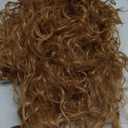 FantaLoonk Brown Wave 80s Wig 70s Halloween Mullet Cosplay Wig for Men