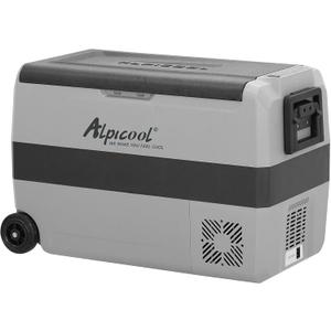 Alpicool T50 Dual Temperature Control 12 Volt Refrigerator 53 Quart Portable Car Fridge Freezer (-4F~68F) for Truck, RV, Boat, Camping and Travel Alpicool T50 Dual Temperature Control 12 Volt Refrigerator 53 Quart Portable Car Fridge Freezer (-4F~68F) for Truck, RV, Boat, Camping and Travel
