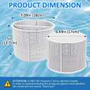 7" Pool Skimmer Basket for Hayward Inground Pool Skimmer Basket SPX1082CA | Compatible with Aladdin B-152 Skimmer, Model SP1082 SP1083 SP1084 1085 SP1075 1075T 1076 1077 SP1082CA Pool Filter Basket