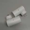 4 Pack Small LED Night Light, Dimmable Plug-in with Dusk to Dawn Auto On/Off, 5000K Daylight Adjustable Brightness (0-200 LM), 180 Rotating Head for Kitchen, Bathroom, Hallway