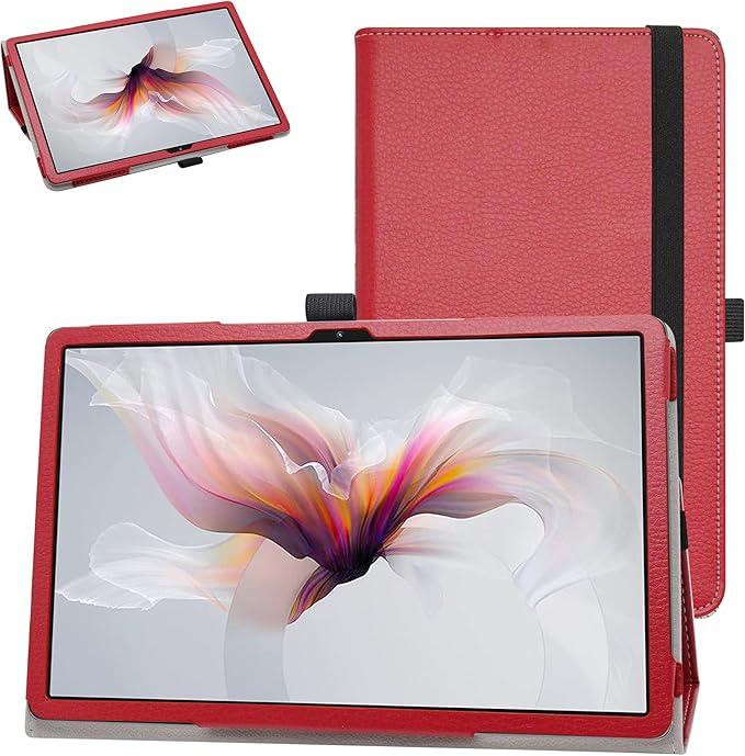 Bige for Blackview Tab 12 Case, PU Leather Folio 2-Folding Stand Cover for Blackview Tab 12 10.1" Android Tablets, Red Bige for Blackview Tab 12 Case, PU Leather Folio 2-Folding Stand Cover for Blackview Tab 12 10.1" Android Tablets, Red