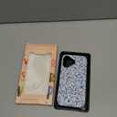 for iPhone 17 Case Cute - Wireless Charging Compatible - Dual-Layer Hard Shell + Silicone Cover - Aesthetic Protective Trendy Phone Case for Women - Blue Flower Toile