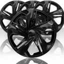 Auto Reflections Set of 4 16" Wheel Covers for Honda Civic 2019-2021 - Gloss Black