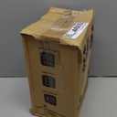 Homemory Black Flameless Candles, Halloween Candles, Battery Operated Candles, LED Pillar Candles with Remote Control and Timers, Set of 9