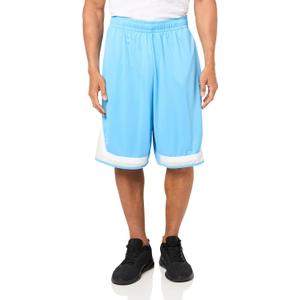 adidas Men's Pro Block Shorts (XX-Large/5" Inseam, Semi Blue Burst/Orbit Grey)