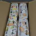 The Honest Company Comfort Dry Disposable Daytime Diapers for Sensitive Skin, Hypoallergenic, Fragrance-Free, So Delish + It's a Pawty, Super Club Box, Size 6 (35 lbs), 68 Count