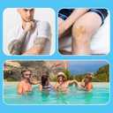 Tattoo Aftercare Bandage, 150-Pack Pre-Cut Patches [Assorted Sizes 2x2, 4x4, 4x6 in], Waterproof Second Skin Sheets, Clear Adhesive Film Dressing for Tattoos, Shower Shield