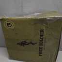 FREE SOLDIER Men's Durable Work Boots 6 Inches Lightweight Waterproof Hiking Boots Suede Leather Tactical Boots (7, Black)