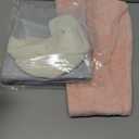 YFONG 3 Pack Microfiber Hair Towel Wrap for Women Girls, Super Absorbent Turban Towels for Drying Wet Hair, Anti Frizz Head Towels for Curly All Hair Style, Turbie Twist (Pink,White, Gray)