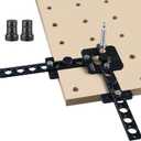 GOINGMAKE Portable Drill Guide for Drilling 3/4" Work Bench Dog Holes, Workbench Dog Hole Drill Template for Building MFT Table Top, Workbench Top, Work Table, Cutting Boards and Portable Workstation