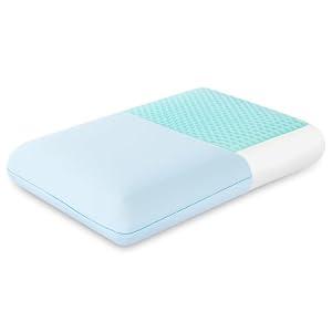 EGOHOME Cooling Gel Memory Foam Pillow, Reversible Design, Neck Support
For Side, Back & Stomach Sleepers, Removable Machine Washable Cooling Cover, All-Season Comfort, Standard Size, Blue