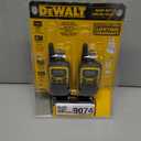 DEWALT DXFRS800 2 Watt Heavy Duty Walkie Talkies - Waterproof, Shock Resistant, Long Range & Rechargeable Two-Way Radio with VOX (2 Pack)
