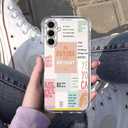 Case for Samsung Galaxy S25 with Motivational Quotes Design,Encouraging Words Collage Pattern for Teen,Soft TPU Phone Cover Bumper(S25,Positive)