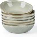 AmorArc Ceramic Cereal Bowls Set of 5, 24 oz Handmade Stoneware Bowls Set for Cereal Soup Salad, Stylish Kitchen bowls for Meal, Dishwasher & Microwave Safe, Reactive Glaze