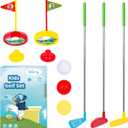 Liberry Toddler Golf Set, Retractable Toy Golf Clubs for Kids Ages 2 3 4 5, Indoor and Outdoor Sports Games Birthday Gift for Boys Girls