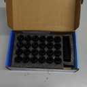 Set of 24, 14x2.0 Spline Lug Nuts Fits 2003-14 Ford Expedition Lincoln Navigator 2004-14 F150 (Black)