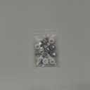 M6-1.0 Flange Nylon Insert Lock Nuts Flanged Locknuts, DIN 6926, Stainless Steel 18-8 (304), Bright Finish, 25 PCS