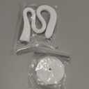 Magnetic Washer Door Prop, Front Load Washer Door Holder, Keeps Washing Machine Door Open, Flexible Laundry Prop for Most Washers & Dryers, White