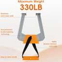 Portable Pull Up Bar for Doorway,Travel Pull Up Bar,Adjustable Home Gym Equipment,Dual Handle Design for Pull-Ups,Maximum Load Capacity of 330lb, No Screws Installation