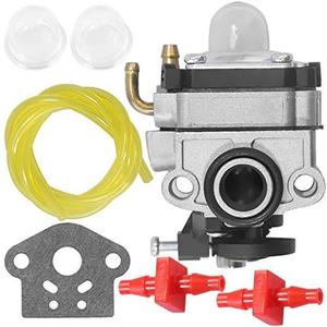 753-05440 Carburetor with Fuel Line Primer Bulb Valve Gasket for Cub Cadet CC4105 CC4125 CC4165 CC4175 ST4125 ST4175 String Trimmer Yard-Man YM4125CS YM4520 YM4570 MP475 WYL-240A