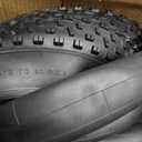 RUTU 20x4.0/20x3.0 Bike Tire Foldable,20x4.0/20x3.0Fat Tire Tube,20 Inch Bike Tire and Tube with Tire levers,Valve Tool Compatible with Electric Bike/Mountain Bike Tires and Tubes