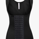 Evanhome Women's Waist Trainer Cincher Underbust Corset Vest Steel Boned Hourglass Body Shaper With Hooks S