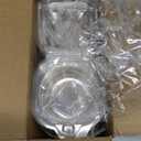 WIKDAY 50 Pcs Individual Cupcake Containers, Clear Plastic Cupcake Holders with Lids, Spacious 3" Design for Frosted Cupcakes, Stackable & Reusable for Parties, Baking, Picnics
