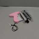 Stitch Gun for Clothes Handheld Stitch Gun Quick Clothing FixerSewing Kit Includes 1,000 Black Fasteners & 1,000 White Fasteners & 6 Needles (Pink)