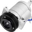 A/C Air Conditioner Compressor With Clutch Fit for Chevrolet Sonic 1.6L 1.8L 2012 L4[Note: Not fit for Chevy Camaro 3.6L 2010-2015, for CSP15 Type Only ;Pulley Diameter (mm) 120, Only Fit CO-22258C]
