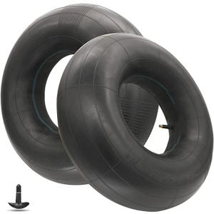 20x8.00-8 to 20x10.00-8 Replacement Inner Tubes, Universal Fit With TR13 Straight Valve Stem for Lawn Mowers, Golf Carts, Tractor, Garden Trailer