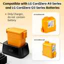 Fast Charger Base for Battery of LG CordZero Q3, A9 Vacuum Cleaner