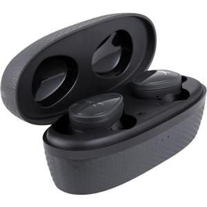 Altec Lansing NanoBuds True Wireless Earbuds with Charging Case, IPX4 Waterproof, Dual Mic, 30 Hours Playtime  Sports in Ear Earphones for iPhone & Android (Charcoal Grey)