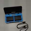 Artman NP-FZ100 Battery 2500mAh 2-Pack with USB-C 20W Fast Charging Case Set for Sony A7 IV A7 III A9 III FX3 FX30 A7S III A7R III A7C A6600 A6700 ZV-E1 A7R IV A7R V A9 A9 II A9R A9S, Camera