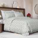 Christmas Duvet Cover Queen Size Set - Extra Soft Queen Duvet Cover with 2 Pillow Shams - Holiday Xmas Bedding with Zipper Closures & Ties - Comfy, Cozy, Breathable Bed Set - 90 x 90, Christmas Trees (03 - Christmas Trees 4 (No Comforter))