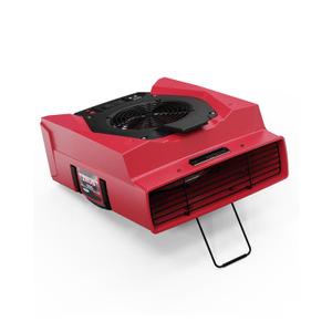ALORAIR Zeus 900 Air Mover Commercial Blower for Carpets, Walls, Plumbing Use, Variable Speed Floor Blower Fan, 950 CFM with 1.8 Amps, Circuit Breaker Protection,on-Board Duplex GFCI, Red