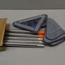 NWGOF Wall Cleaner Mop with 79 Inches Long Handle, 360° Wall Washer Cleaner Tool for Walls/Ceiling Fans/Dust/Baseboard/Floors Clean, Ceiling Cleaner Tool Duster with Squeegee 6 Replacement Pads