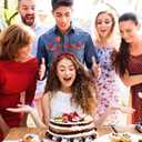 Beaupretty Heart Headband with 9 Sequin Red Love- shaped Heart Hair Hoops Party Hair Accessoires for Holiday Festival Wedding (1 Count (Pack of 1))